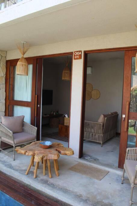 Casa De Luxo Na Praia Do Patacho - Cond. Azulu, Casa 04 Vila Pôrto de Pedras Exterior foto